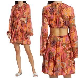 NEW ALC Floral Cutout Mini Dress
